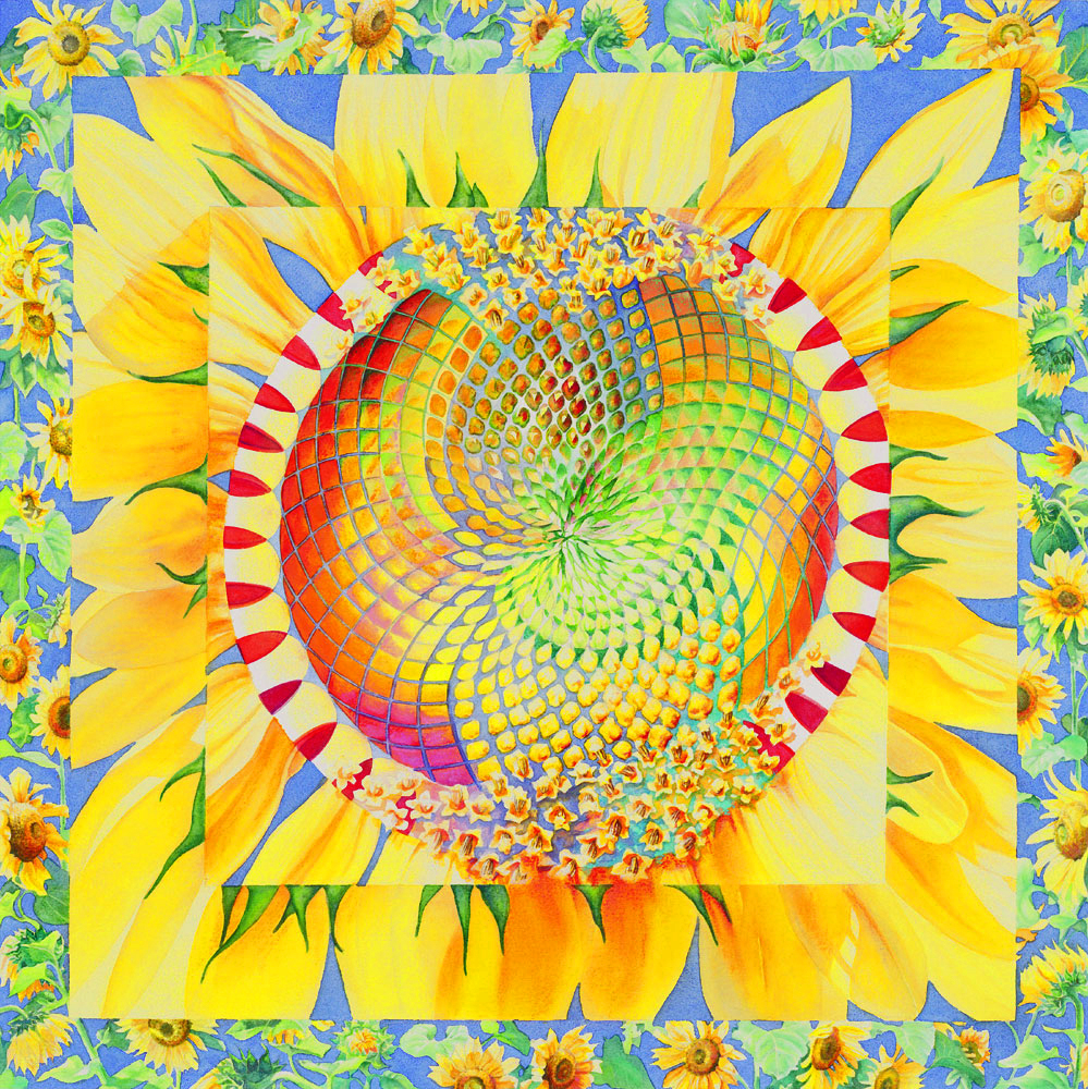 506WATERCOLOR.SUNFLOWER.-1A